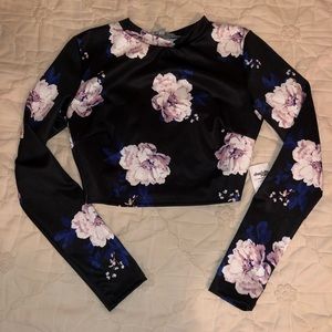 Charlotte Russe Cropped Longsleeve
